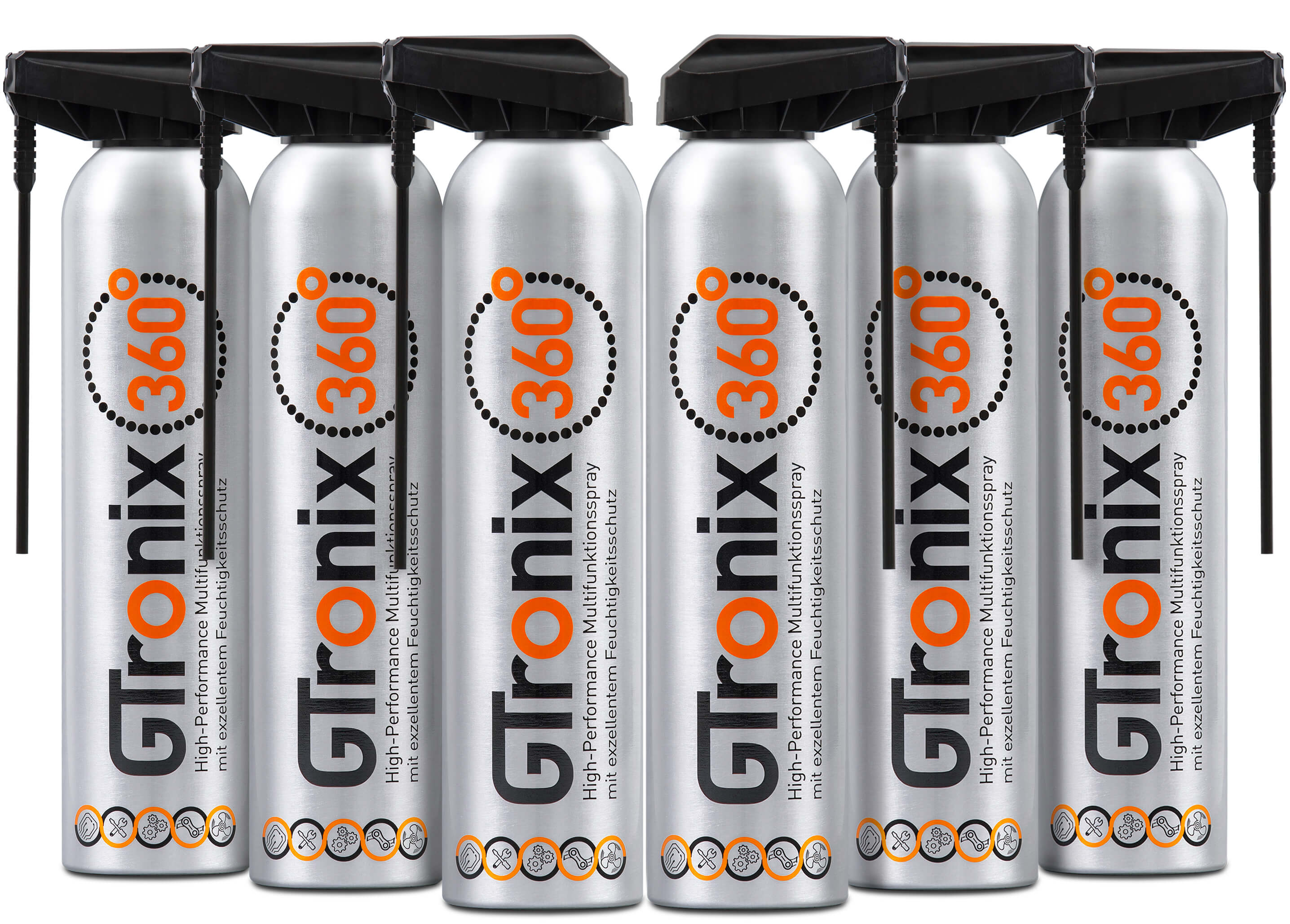 GTronix 360° Multifunktionsspray 300ml - 6er Pack