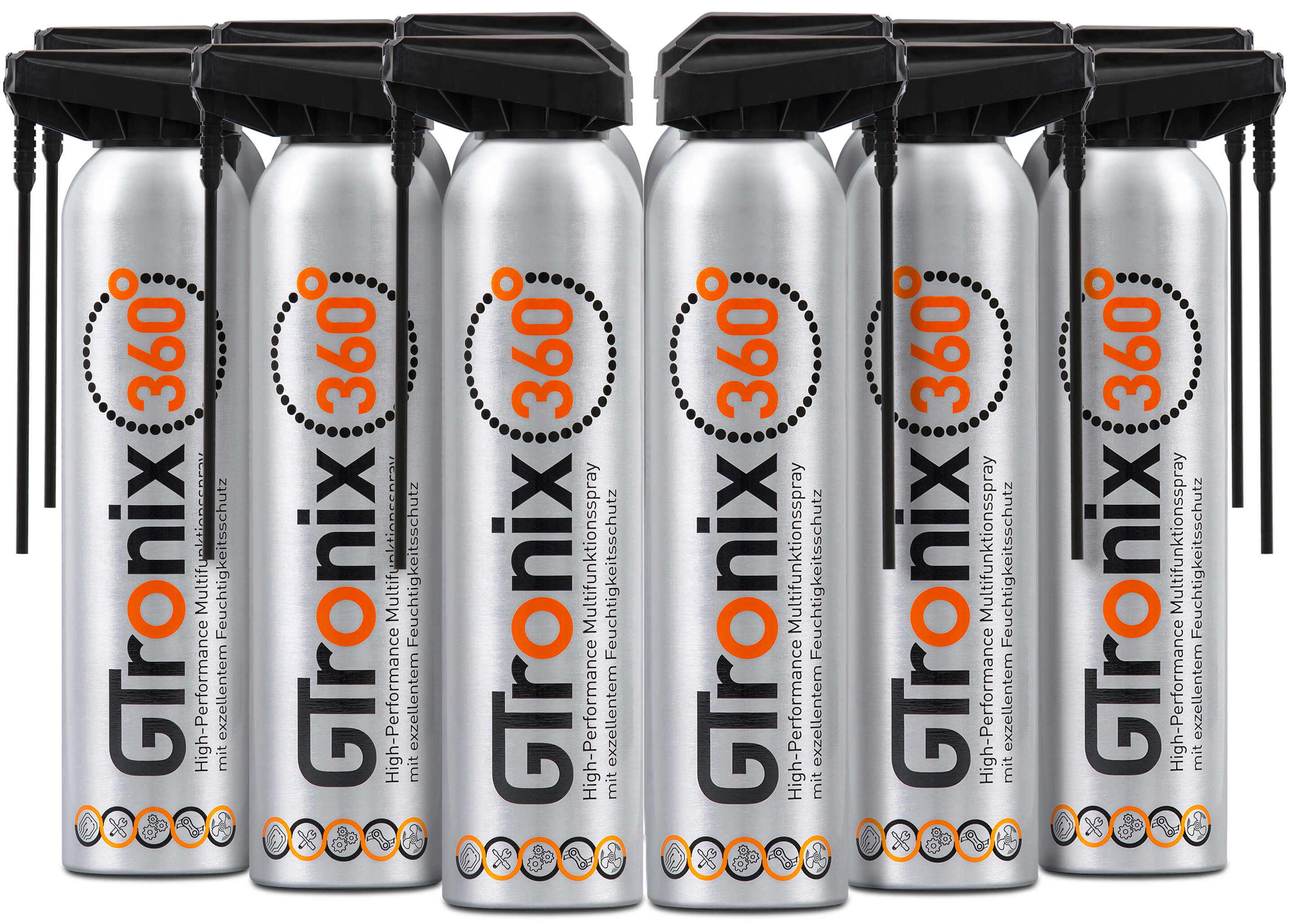 GTronix 360° Multifunktionsspray 300ml - 12er Pack